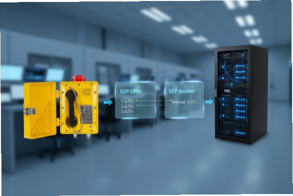 codec priority SDP offer order explosion-proof telephone