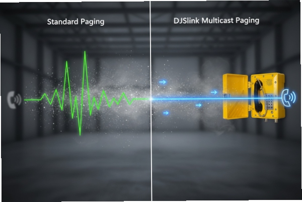 multicast paging explosion-proof telephone