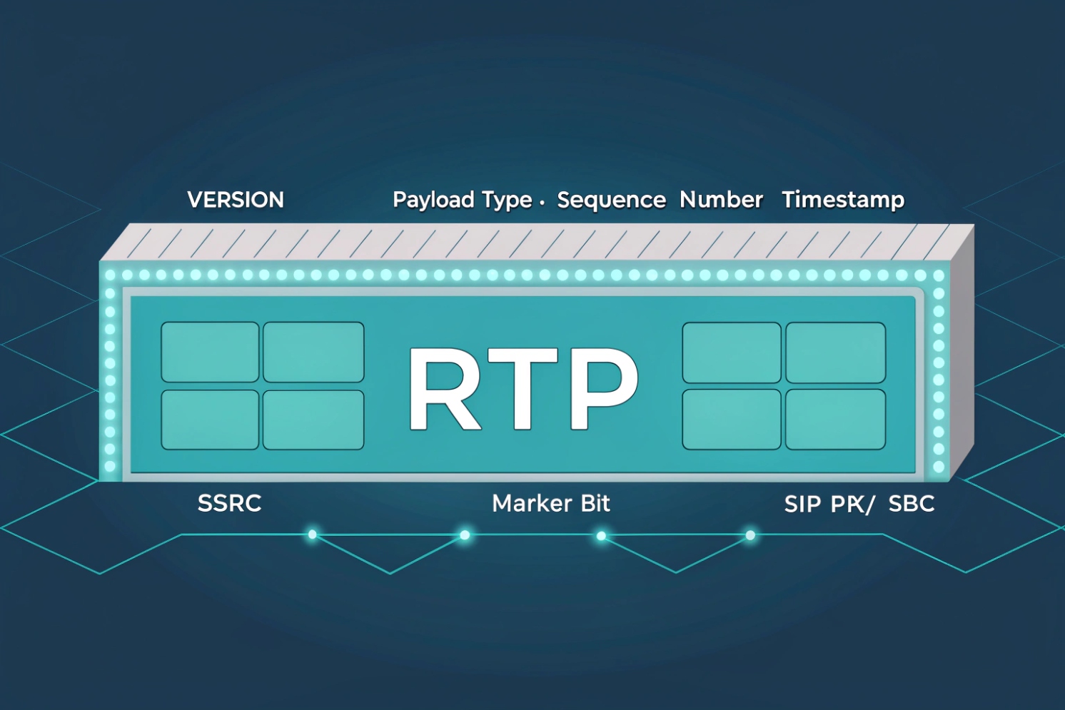 RTP packet header fields version payload type sequence number timestamp SSRC