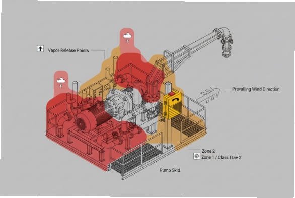 Pump Skid Zoning Diagram