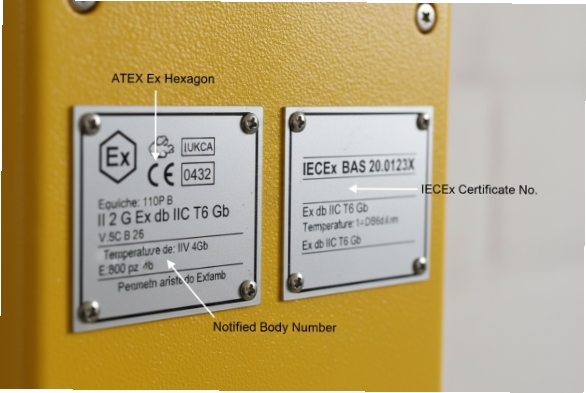 ATEX IECEx Nameplates