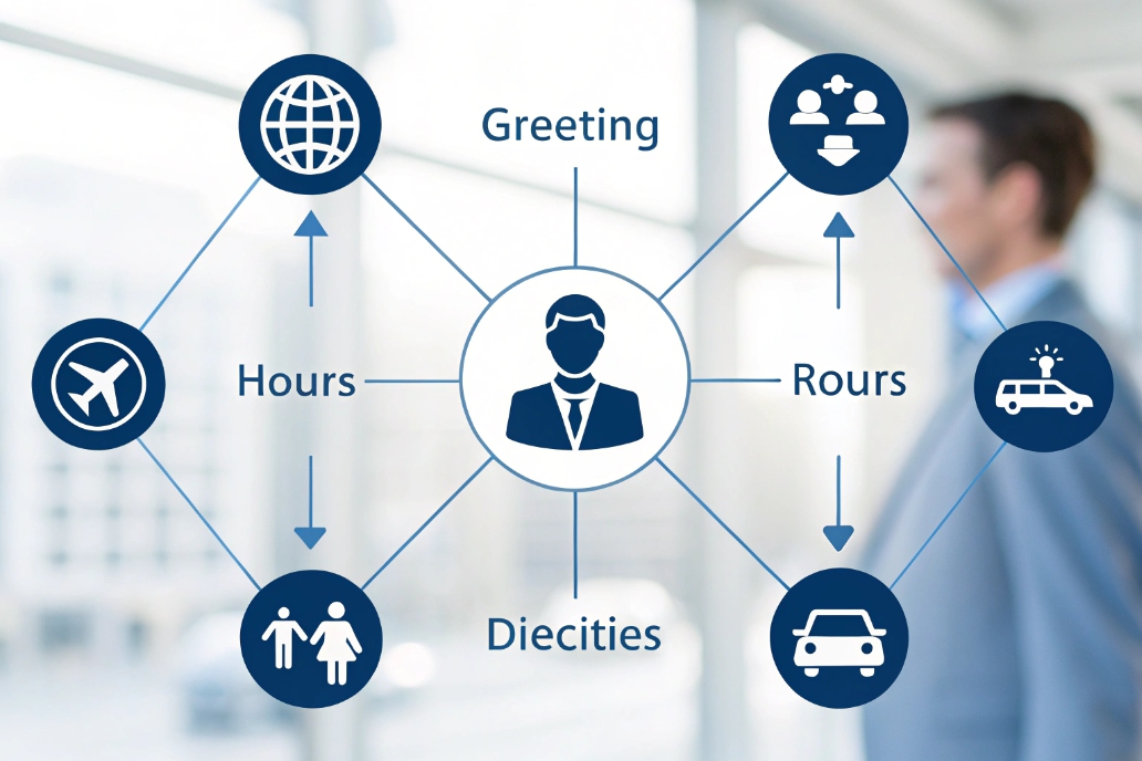 IVR system with options like hours, greetings, etc.