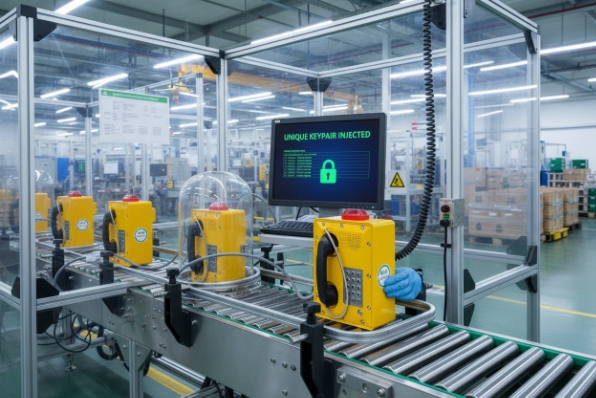 secure certificate provisioning for 802.1X phones