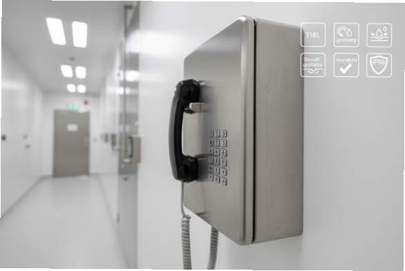 316L Cleanroom Wall Phone