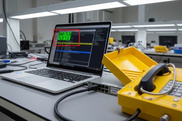 TLS 1.2+ for EAP on industrial phones