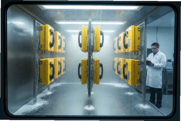 Salt Fog Chamber Test