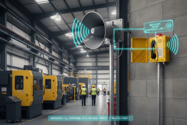 interop with IP paging servers multicast