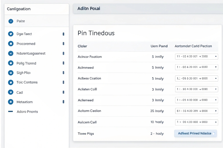 VoIP fraud management portal configuring PIN timeouts and SIP access policies