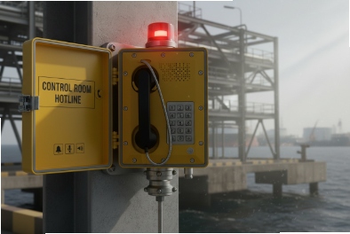 01 create a photorealistic hazardous area phone stati